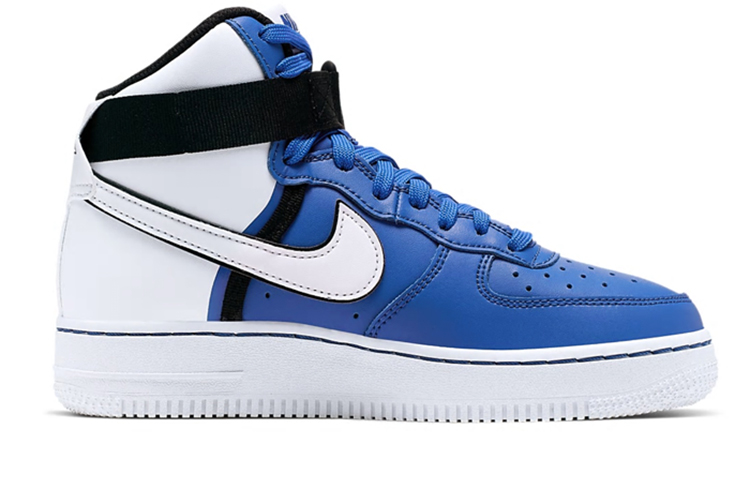 耐克(NIKE)运动休闲鞋Nike耐克空军一号Air Force1 HIGH高帮篮球鞋AF1蓝 