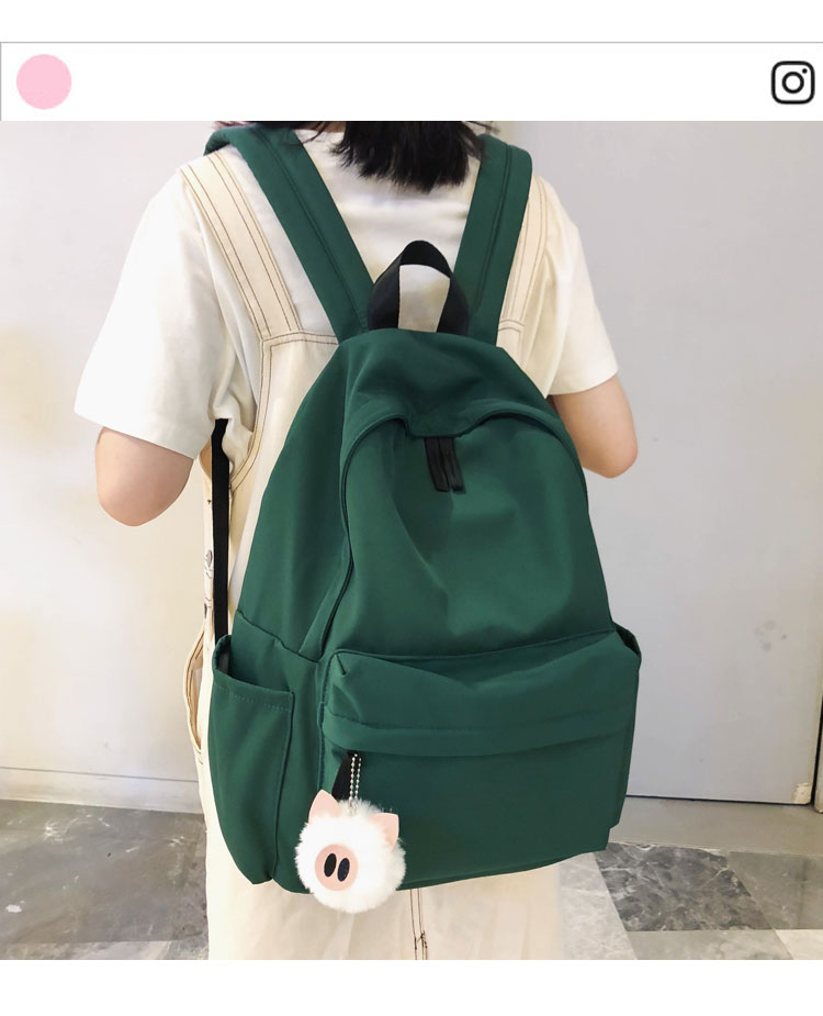 霂咔ins风书包女韩版高中大学生潮牌森系少女大容量双肩包背包