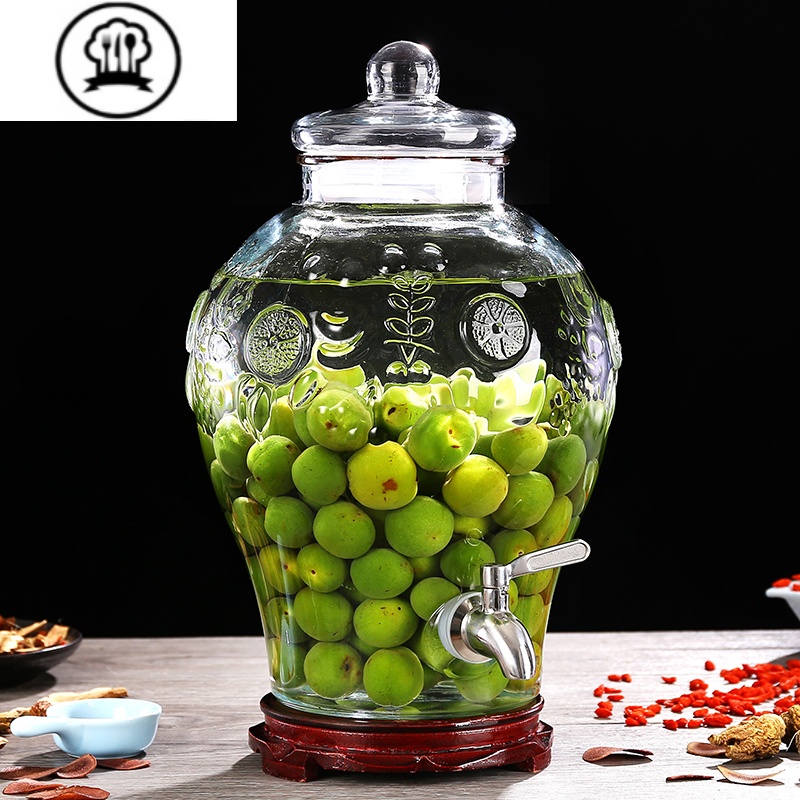 敬平(jing ping)家居器皿罐-86 敬平泡酒玻璃瓶酿酒坛罐子青梅泡酒