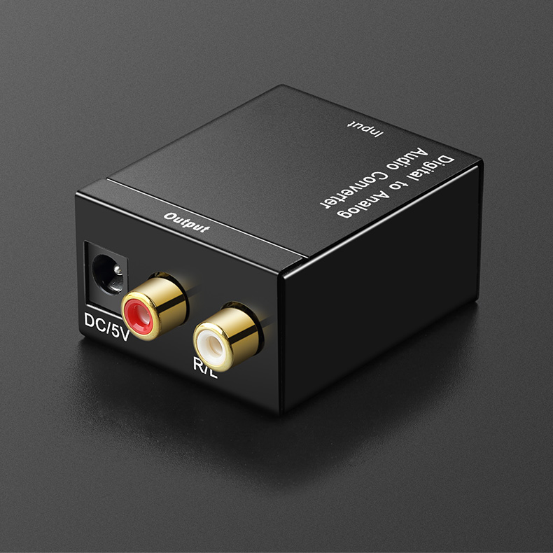 小米4a电视连接电视同轴线s/pdif数字音频老式功放红白耳机接口箱定制