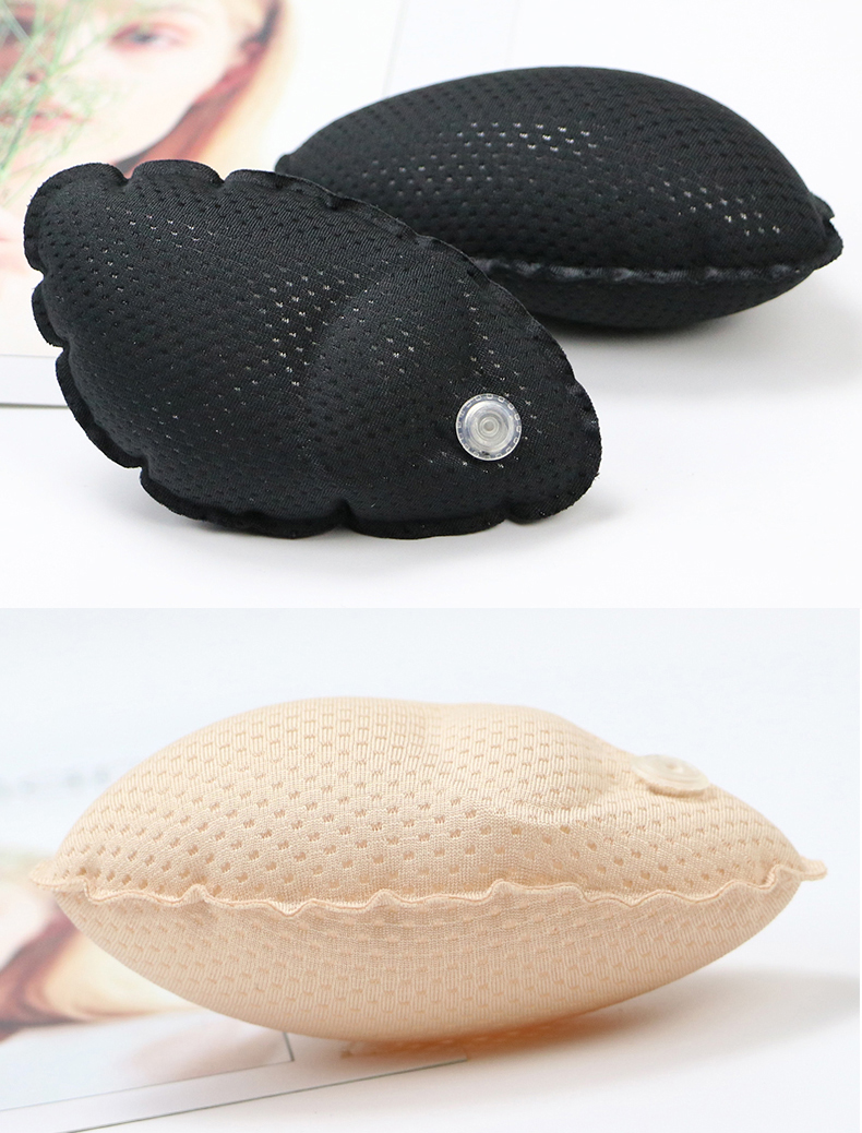 充气胸垫女平胸加厚隐形插片聚拢小胸泳衣比基尼文胸内衣空气垫子