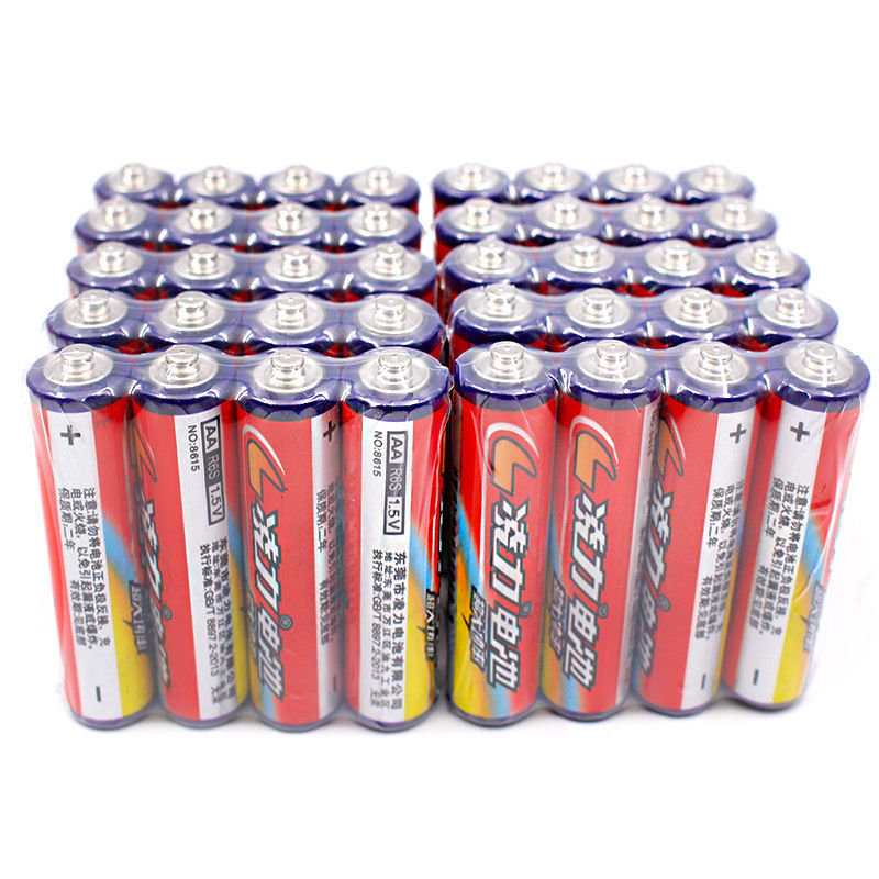 《(一盒40节)凌力电池5号7号玩具计算机遥控碳性电池普通干电池 碳性5