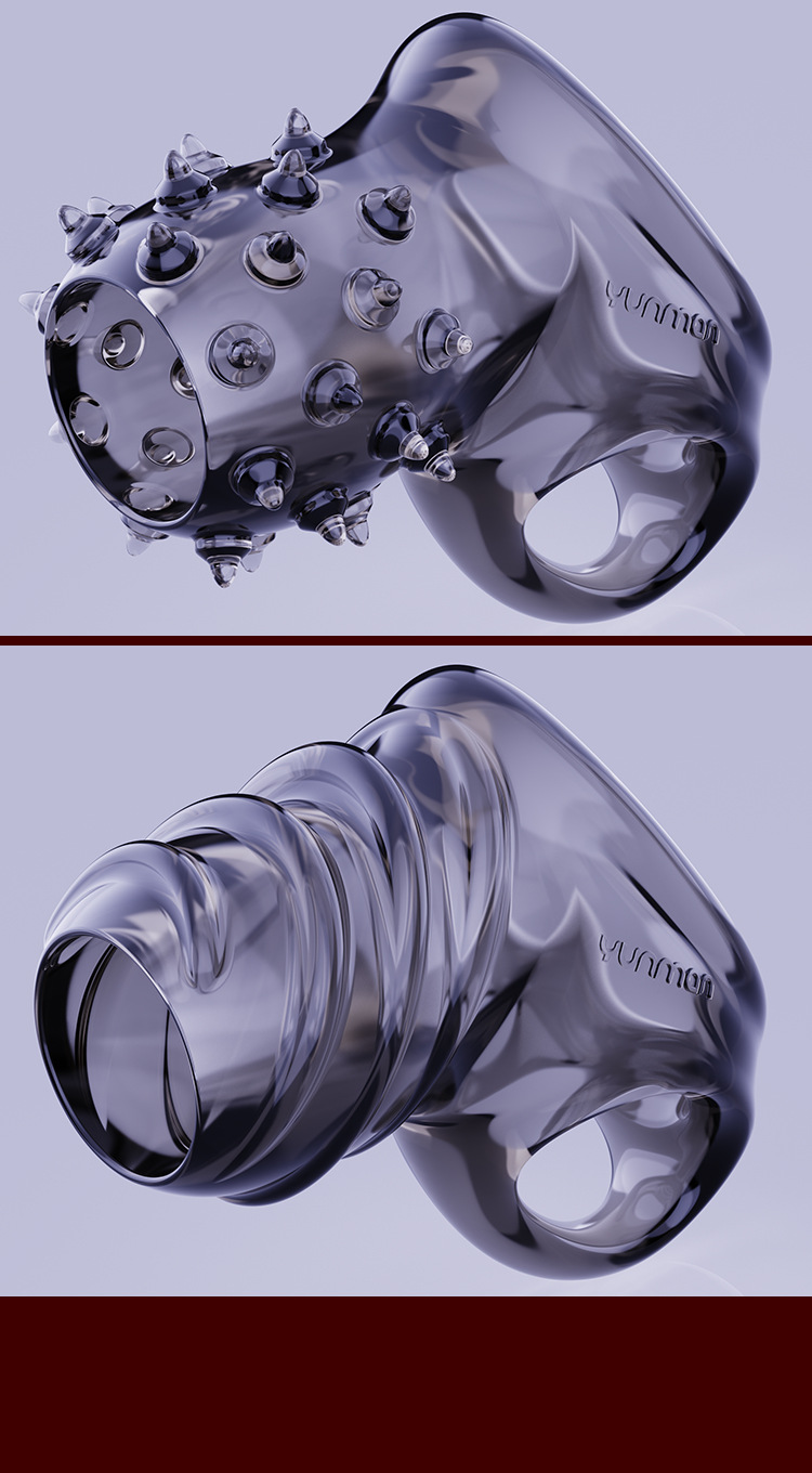 云曼狼牙套露头开口套软刺激型男女性用具情趣用品锁精环根部羊眼圈性