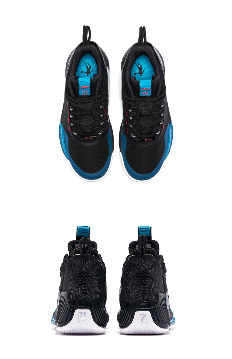 乔丹男鞋篮球鞋男高帮战靴2021夏季新款网面透气迷彩球鞋运动鞋