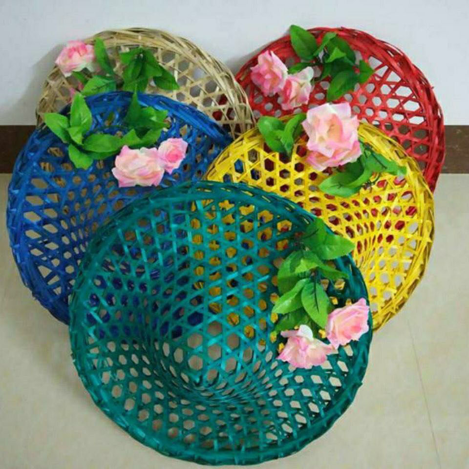 斗笠竹编装饰舞蹈道具俏江南黎乡笠影镂空斗笠广场舞蹈道具竹工艺竹青