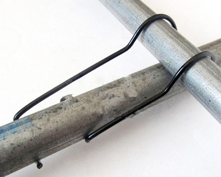 100个一件簧钢丝夹顶弹簧卡子钢管卡扣园艺温室大棚配件压顶2020四分