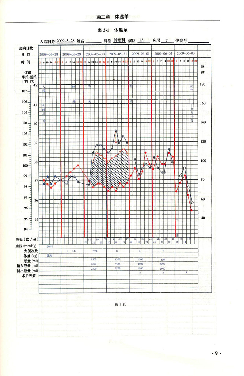 護理文書書寫規範住院病例 體溫單醫囑單護理記錄單病歷書寫指南