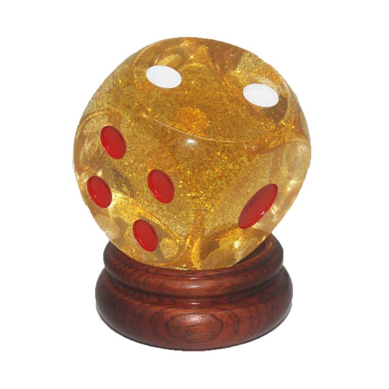 超级新品 49大号水晶骰子 色子 数字色子 亚克力色子