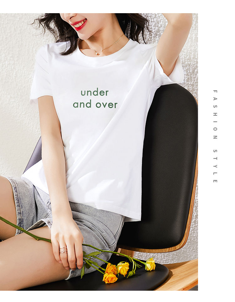 teddyisland泰迪短袖t恤2022新款夏季女学生韩版宽松ins洋气上衣