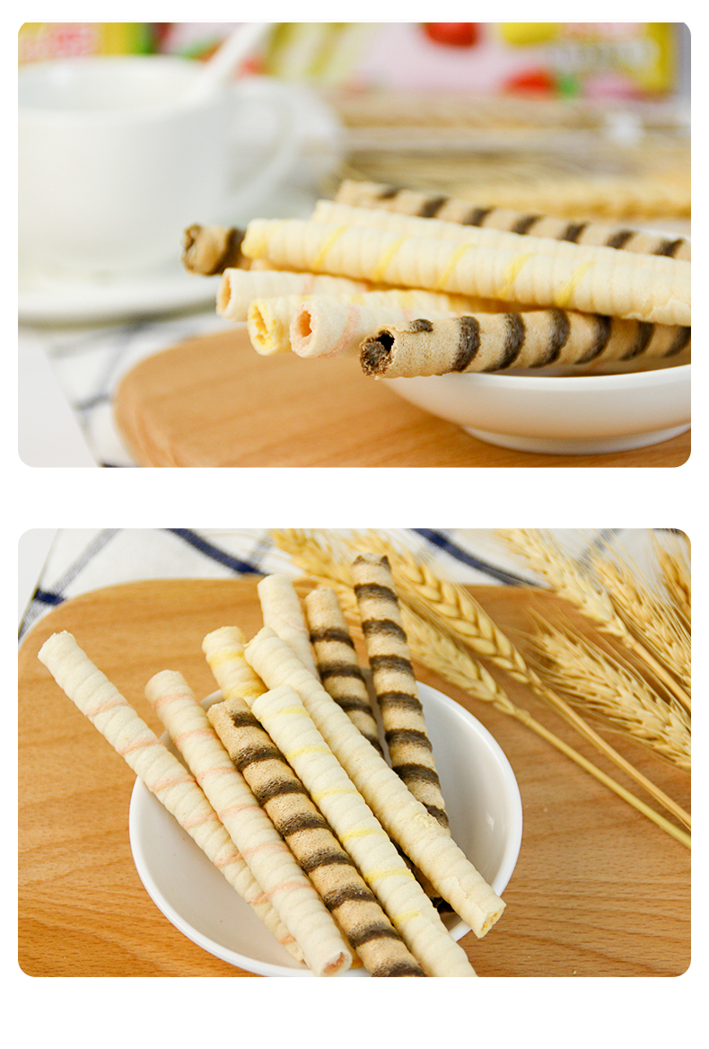 康师傅彩迪笛卷蛋卷草莓味水果味夹心饼干休闲办公零食小吃40gx5盒