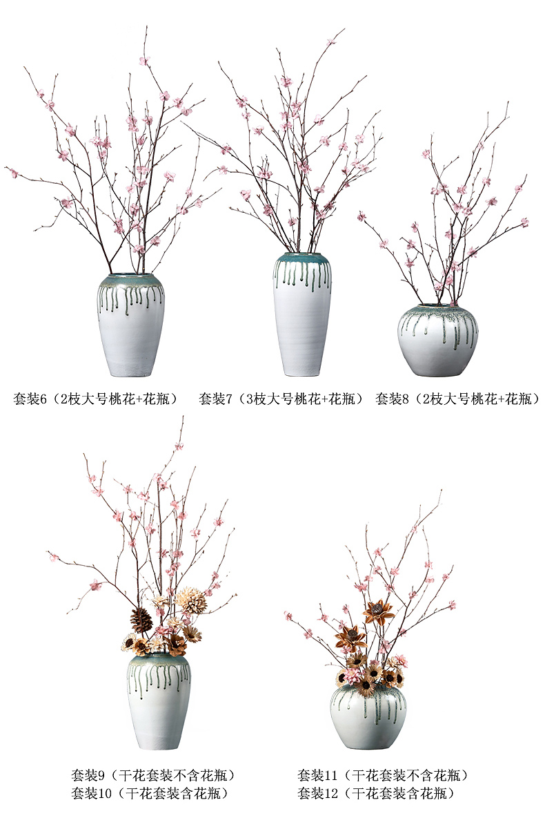 封后 Fenghou 花瓶 花艺桃花干花花束家居摆设假仿真桃花枝桃花装饰桃花树枝单支干花花瓶fenghou 大号桃花枝 长约70厘米干花包 价格图片品牌报价 苏宁易购梦舟家居生活专营店