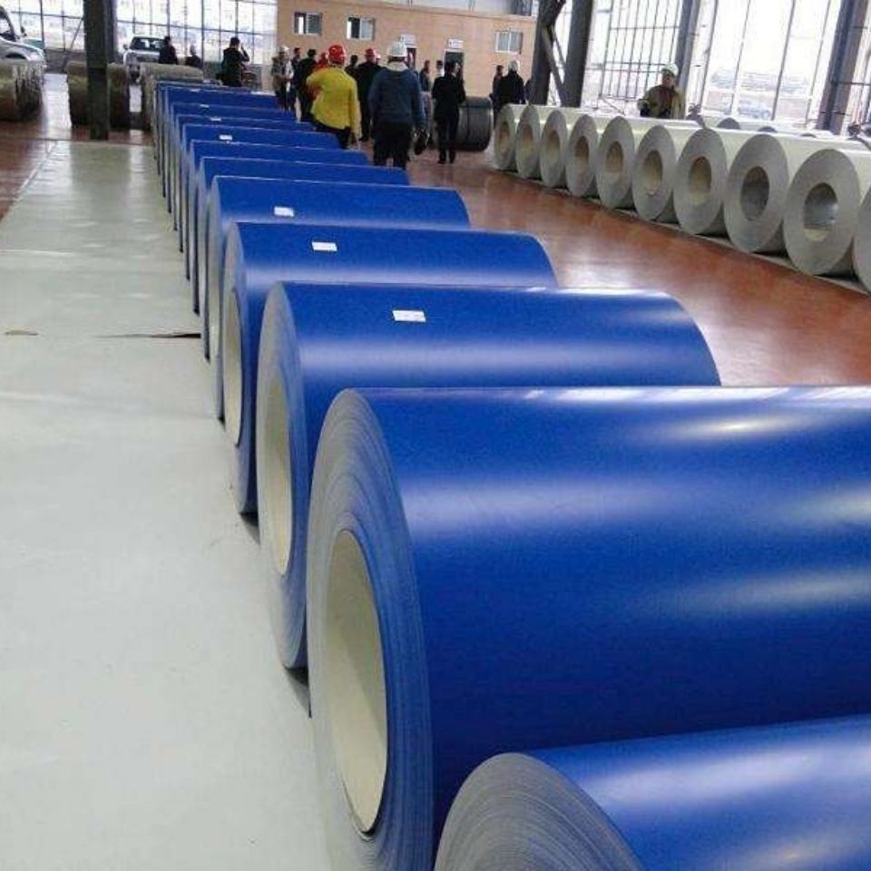 彩钢板铁皮板镀锌板铁板铁皮铁片铁皮防水钢板蓝铁皮平板围挡蓝色05