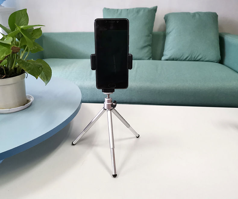 网红手机支架三脚架主播支架懒人看电视自拍神器桌面架子升级版伸缩款