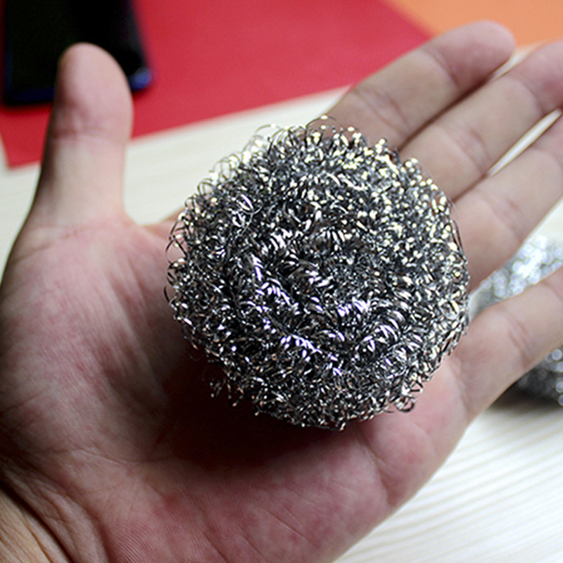 24个装钢丝球钢丝球不锈钢清洁球厨房刷锅洗碗清洁用品刷