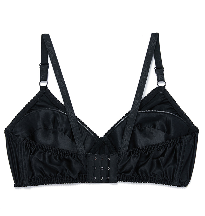 诗贝妮(sibbeni)文胸 诗贝妮大胸文胸真丝全罩杯d罩杯双面100%桑蚕丝