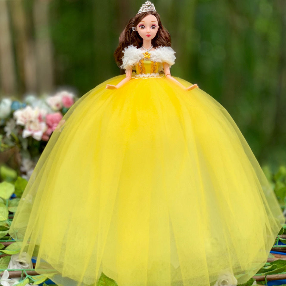 婚纱芭比娃娃迪士尼公主白雪公主女孩玩具生日礼物 白雪公主