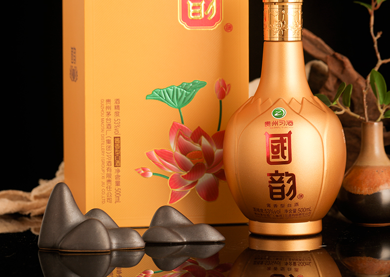 贵州习酒国韵荷花酒酱香型白酒53度白酒500ml6瓶整箱6瓶装