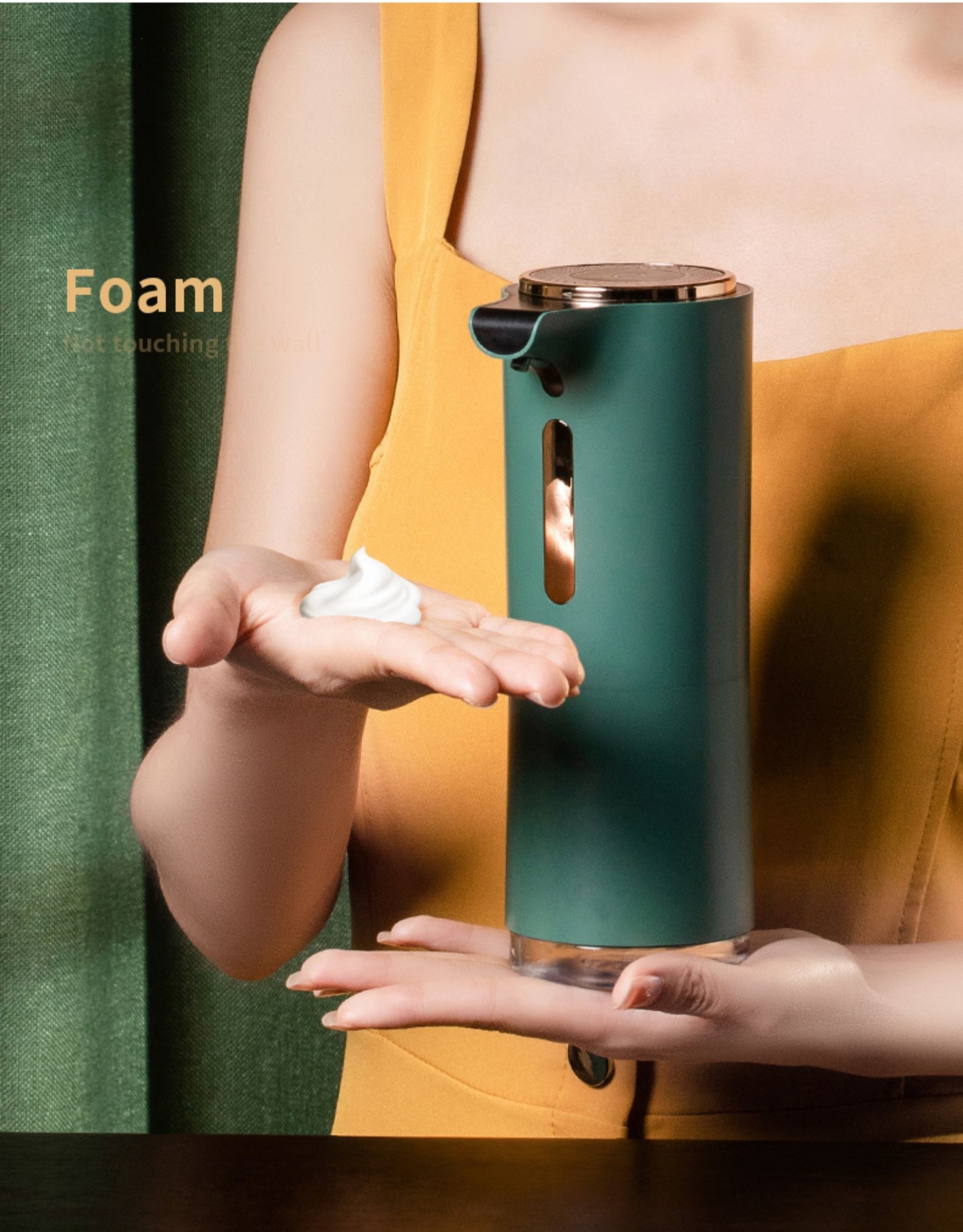 自动洗手机套装泡沫洗手机小型智能感应皂液器洗手液机家用珍珠白自动