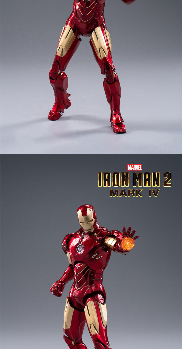 中动玩具190604mk4钢铁侠漫威玩具手办十周年系列珍藏版玩具