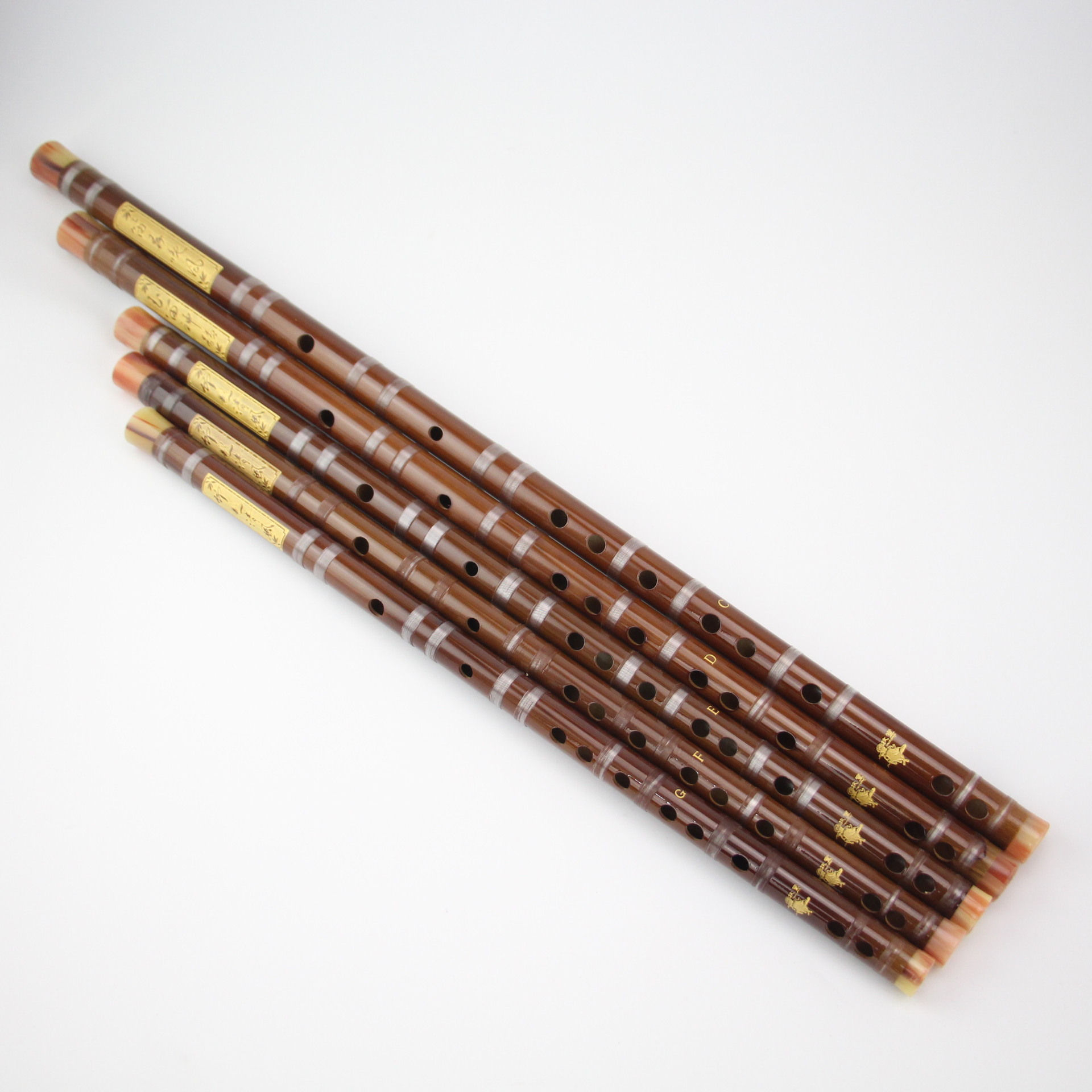 炎黄笛子初学专业一节竹笛乐器横笛初学入练习苦竹绿色c调