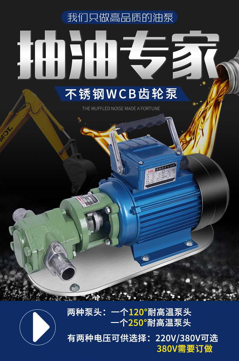 四川高压齿轮泵WCB-25图片