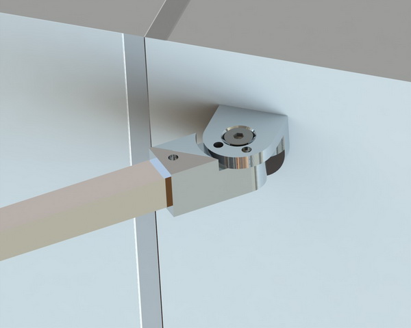 淋浴房配件304不锈钢拉杆浴室玻璃固定夹拉杆支撑杆可伸缩斜拉杆