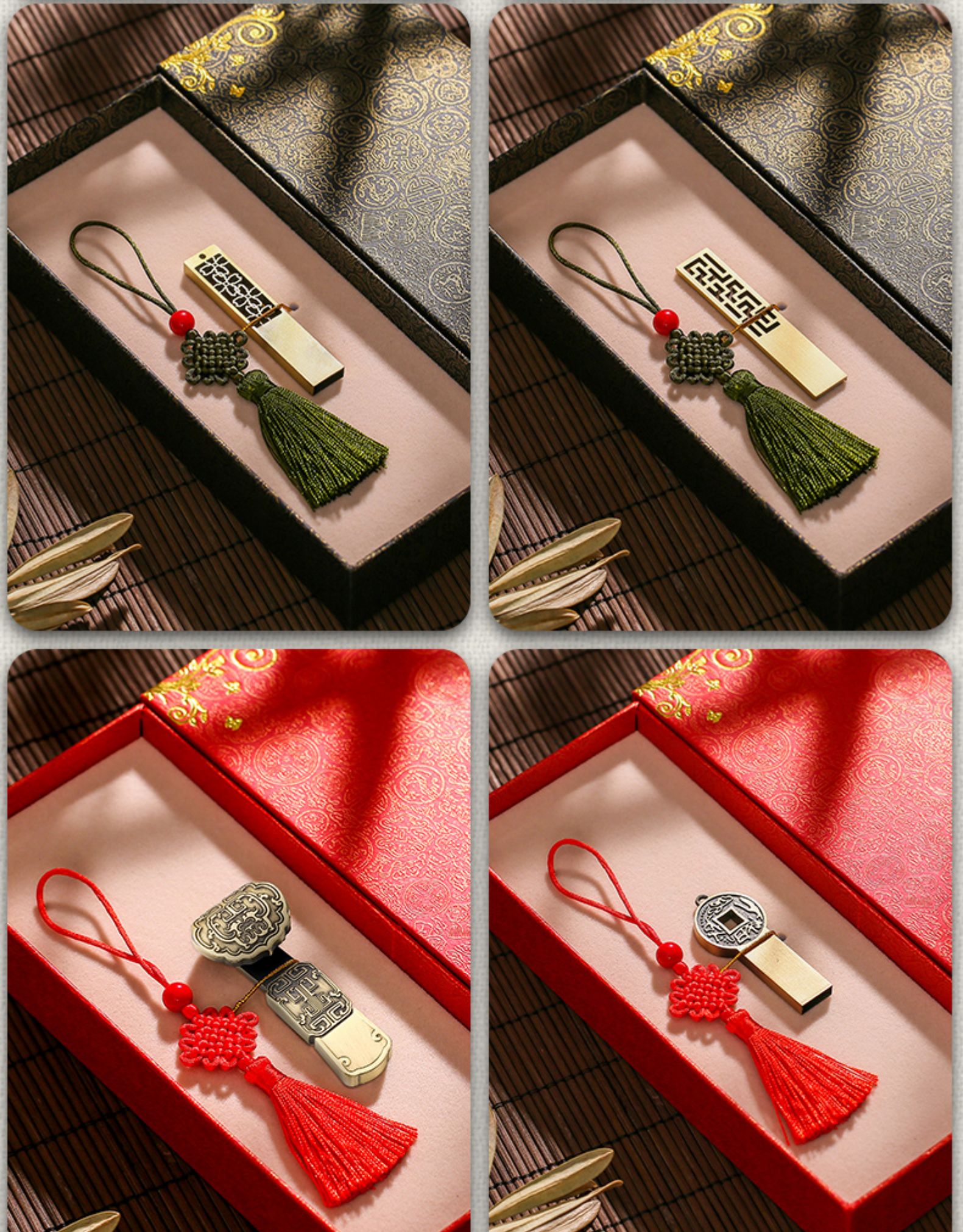 【免费刻字】古风u盘32g刻字logo定制优盘64g中国风正品复古∪盘16g