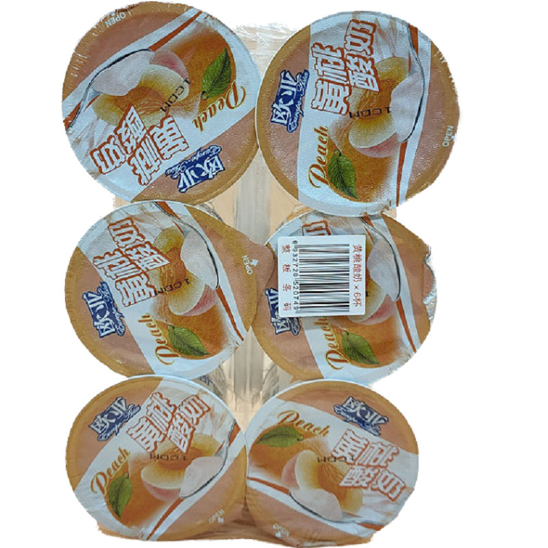 欧亚酸奶牛奶杯装果粒酸奶大理风情酸奶云南特产紫米露酸奶