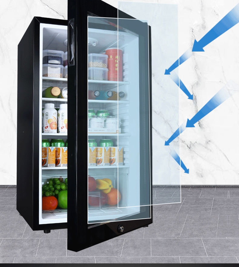 时光旧巷幼儿园食品留样柜饮料冷柜小冰箱小型家用商用冷藏保鲜展示柜