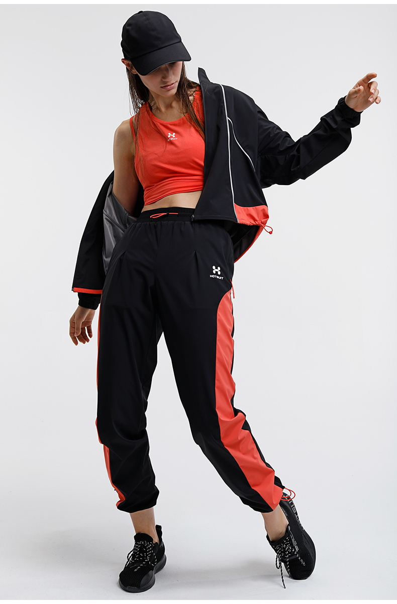 hotsuit暴汗服2020春季新款女舞蹈健身燃脂爆汗发汗外套宽松防风上衣