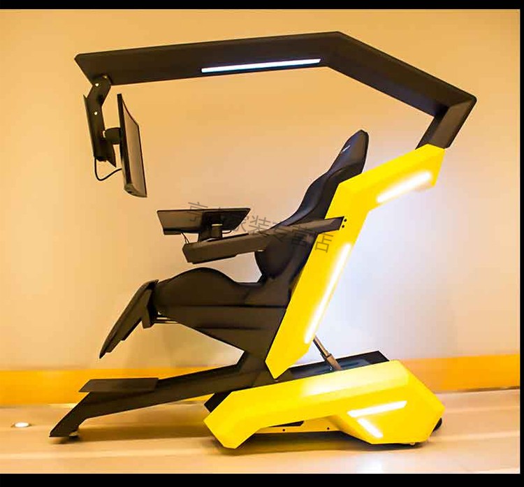 苏宁严选肥宅快乐椅电竞座舱懒人游戏躺椅网咖家用太空坐舱粉色欧因