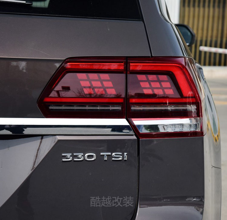 大众途昂车标330380tsi530v6字标后尾标排量车贴中网标途昂车头字母标