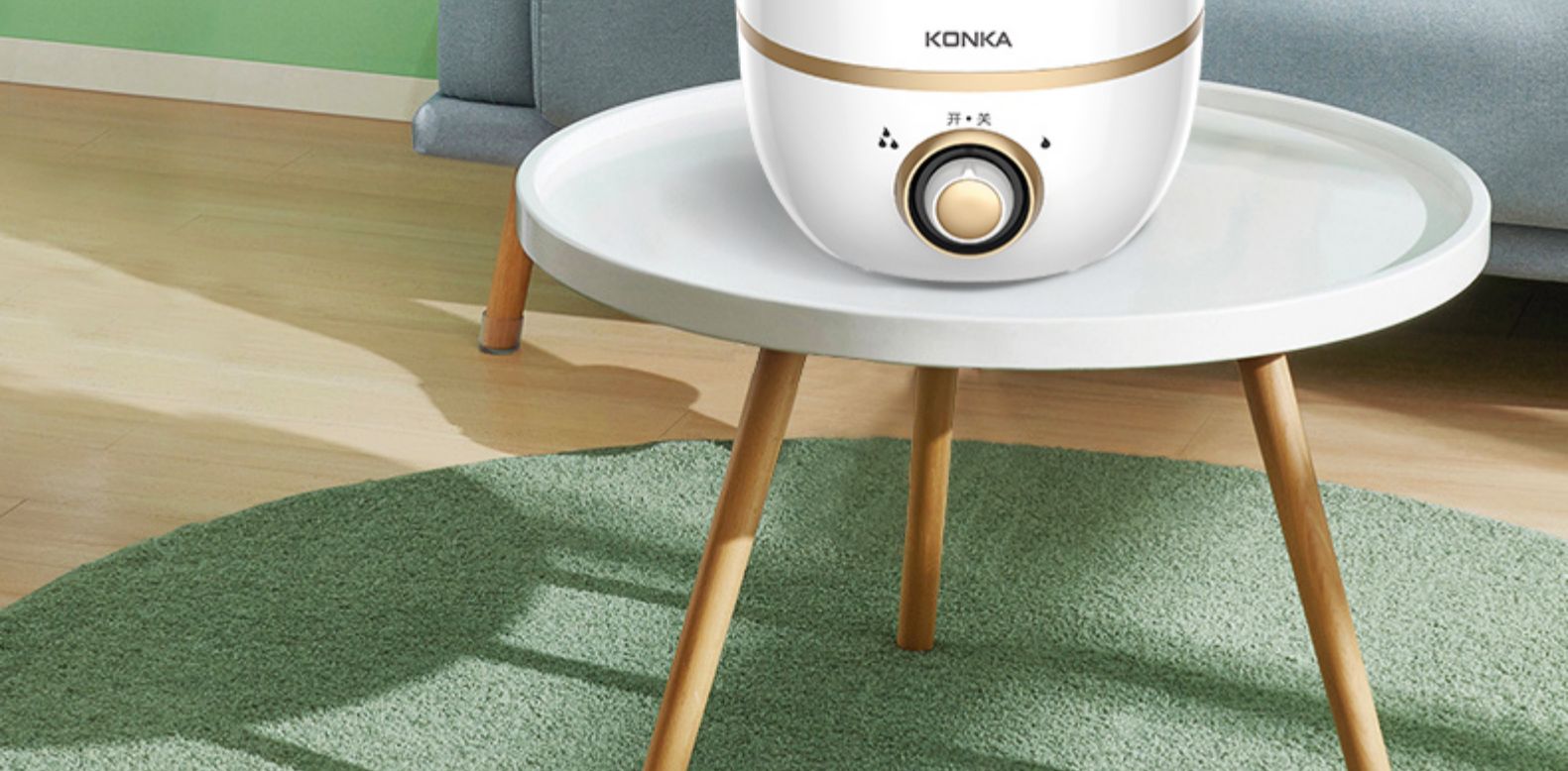 康佳konka加湿器大雾量孕妇婴儿净化空气家用卧室空调房香薰喷雾器