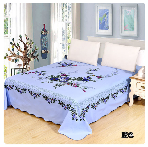 上海民光磨毛纯棉加厚双人老式国民床单单件全棉明光怀旧传统被单