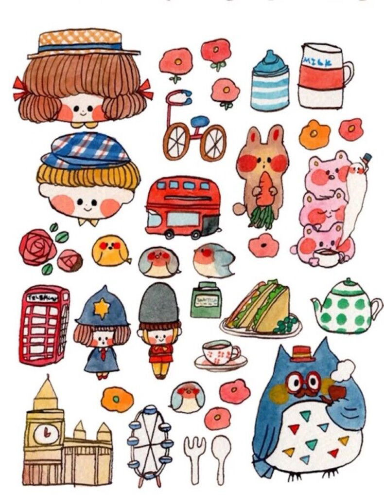 手账笔纤维笔手帐工具笔淡色彩色笔彩笔勾线笔水笔标记笔荧光笔记号笔