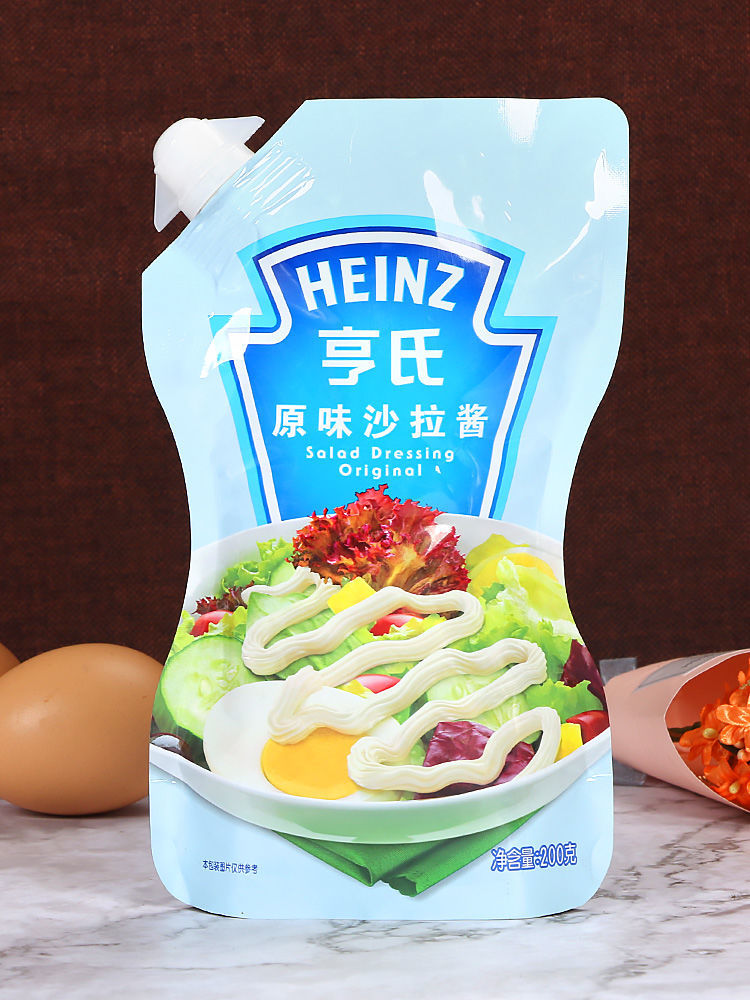 亨氏亨氏沙拉酱香甜味组合水果蔬菜三明治酱料家用1包320g番茄酱