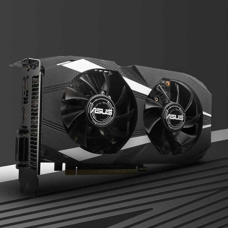 华硕asusdualgtx1650o4g全新4g独显台式机电脑吃鸡游戏显卡