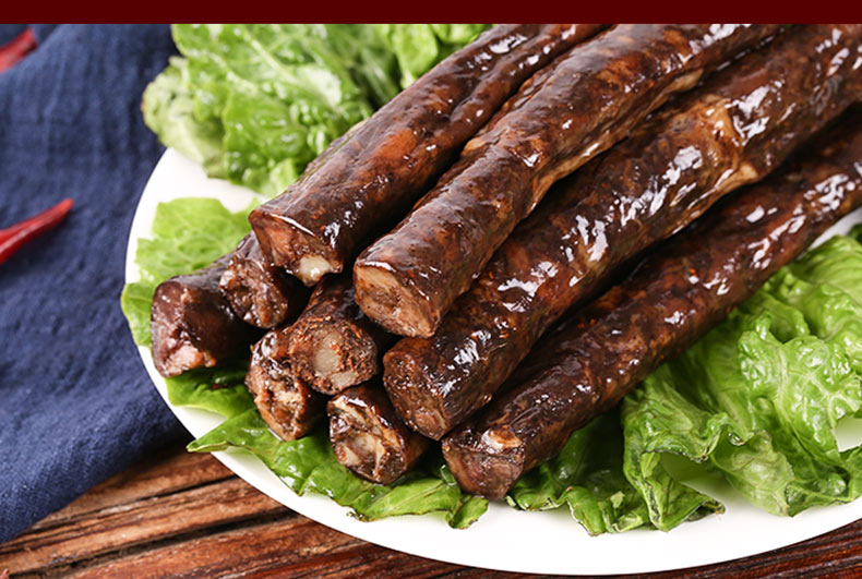 农家自制香肠山东特产莱芜香肠山东黑肠南肠即食750g礼盒装