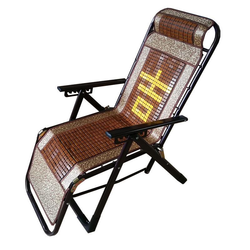 杞记麻将躺椅竹块凉席躺椅折叠午休椅家用休闲椅夏季逍遥椅办公午睡椅