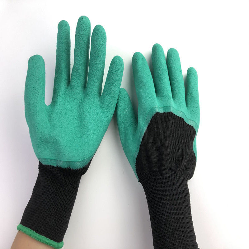 《军绿色 220v伏男女电工接线低压绝缘橡胶手套防电非高压干活专用