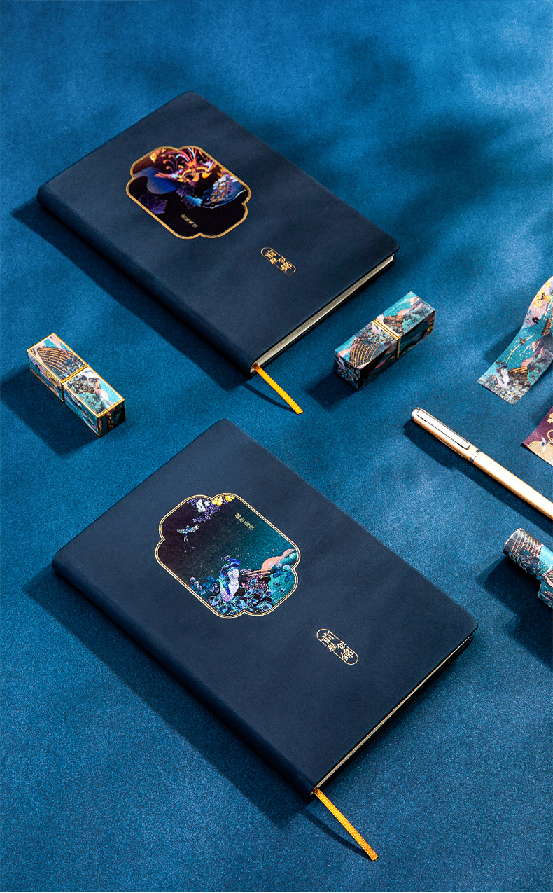 大学生复古笔记本笔记本手账日记简约礼品本典雅系列古风教师节送老师