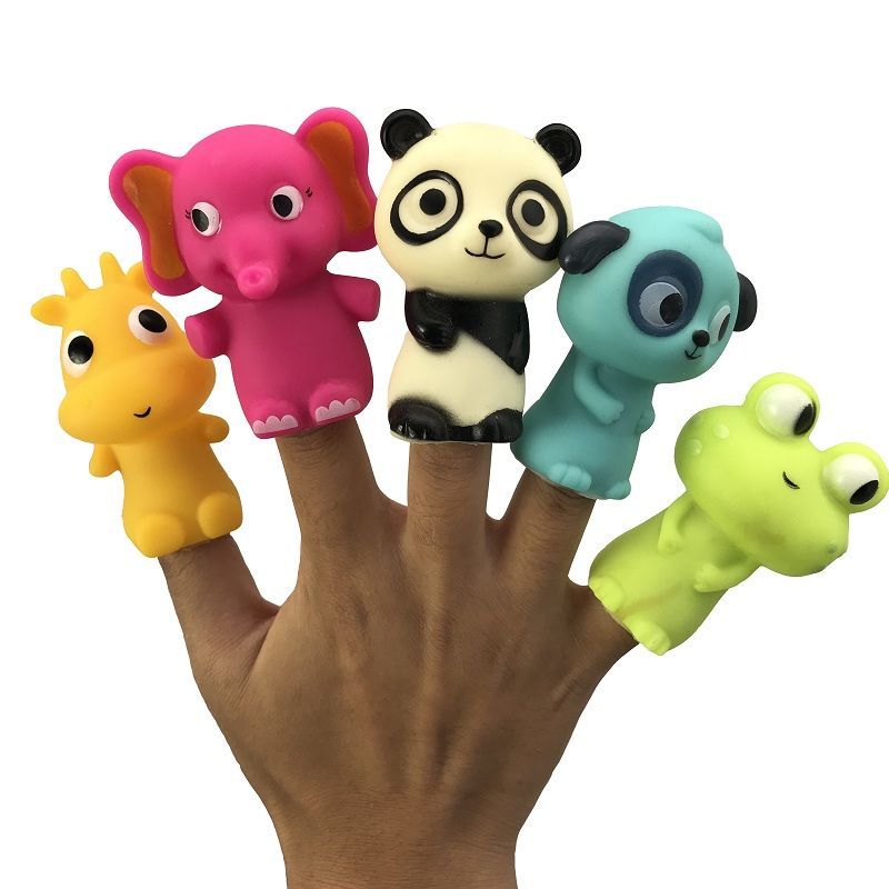 指偶手指玩偶玩具仿真动物恐龙动物人偶手套早教益智互