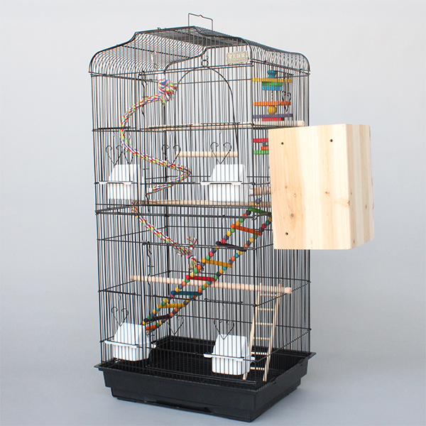 玄凤虎皮鹦鹉笼子大型不锈钢鸟笼子八哥