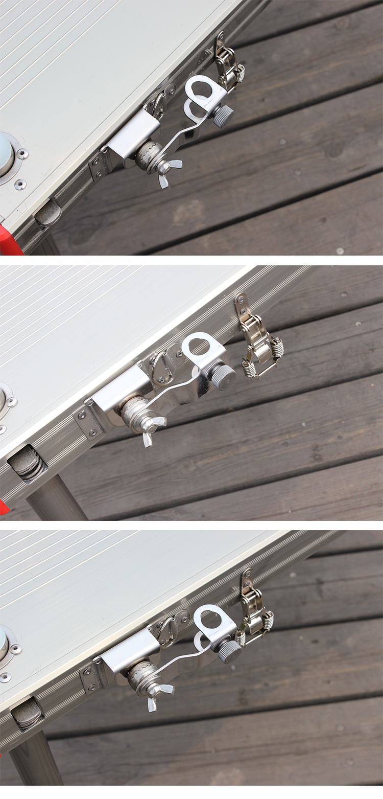 超级新品 功能万向加厚左右通用钓台配件不锈钢鱼护架连接器垂钓渔具