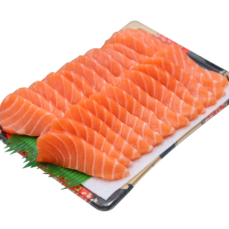 xj三文鱼400g刺身中段三文鱼刺身新鲜三文鱼鱼肉生鱼片生鲜可开发票