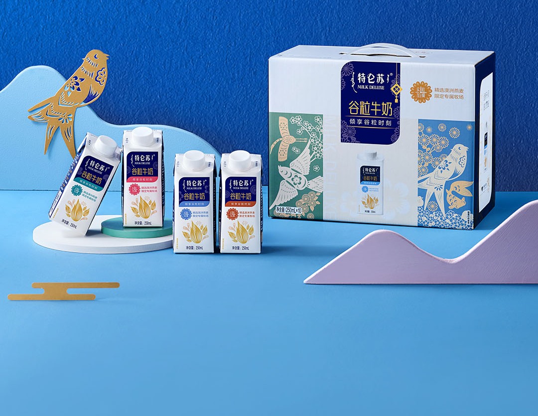 蒙牛(mengniu)风味奶 蒙牛 特仑苏谷粒牛奶 250ml×10盒【价格 图片