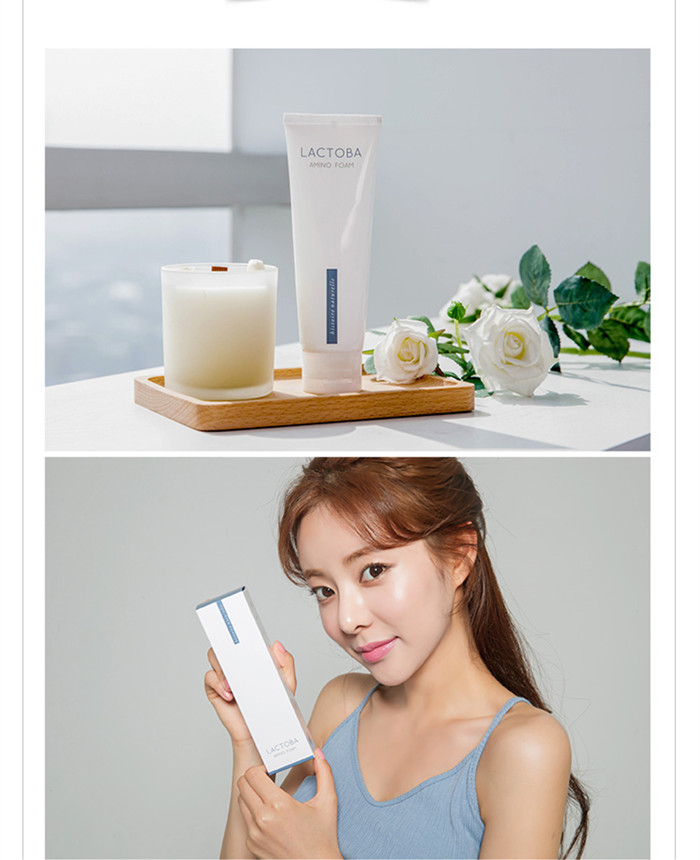 送起泡器!韩国荷诺氨基酸温和泡沫洗面奶益生菌洁面补水保湿控油