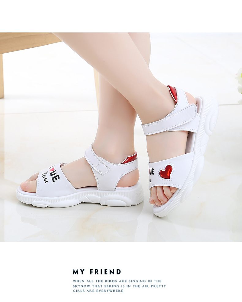 乌鹿儿童凉鞋 乌鹿童鞋女童凉鞋2021夏季新款韩版洋气中大童学生5-10