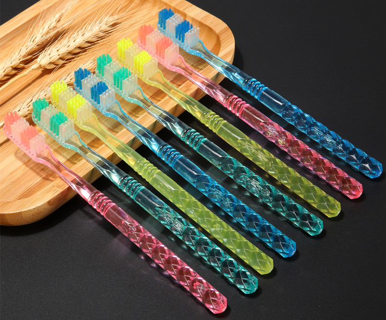 成人牙刷大刷头去烟渍茶渍家用清洁家庭装牙刷 精选特买 20支硬毛牙刷