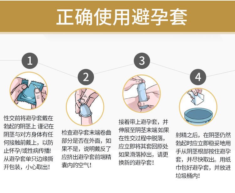 尚牌避孕套男用螺纹套套大颗粒持久装狼牙套防早泄玻尿酸安全套狼牙大